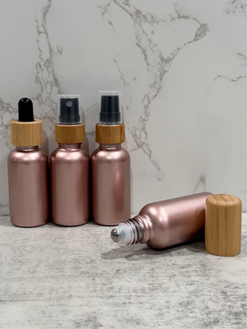 Variety Sets - Rose Metallic Essential Oil Bottles