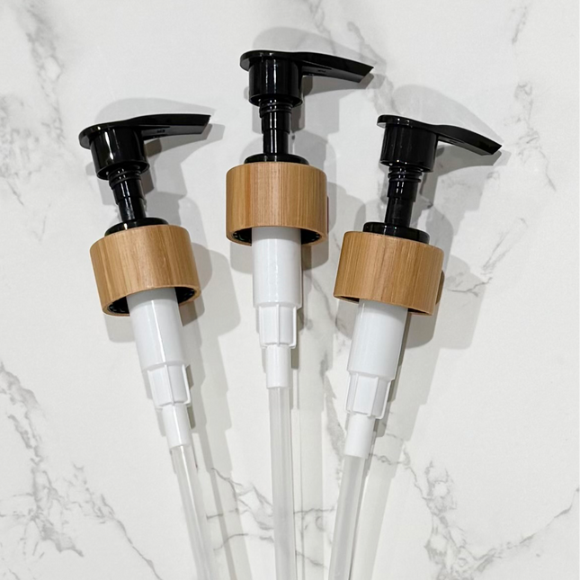 24-410 Bamboo & Black Pumps ~ Pack of 3