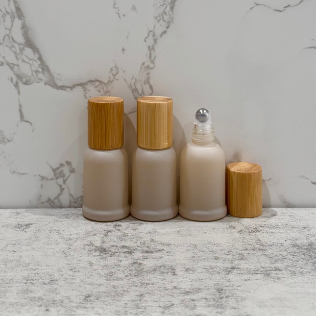 10mL Taupe Essential Oil Bottles ~ Pack of 3