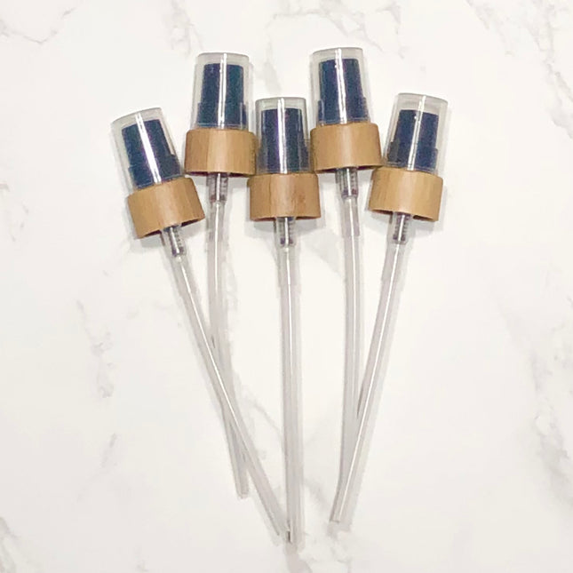 18-410 Bamboo and Black Pumps ~ Pack of 5