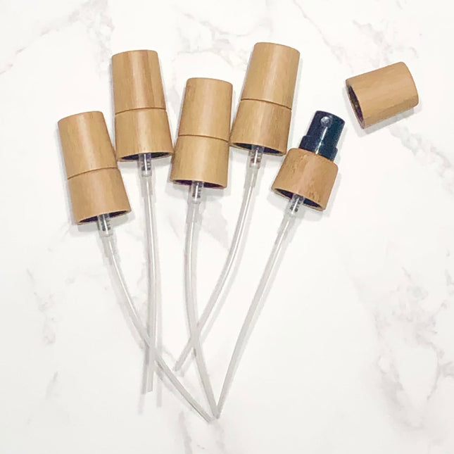 18-415 Bamboo and Black Mist Sprays with Bamboo Caps ~ Pack of 5