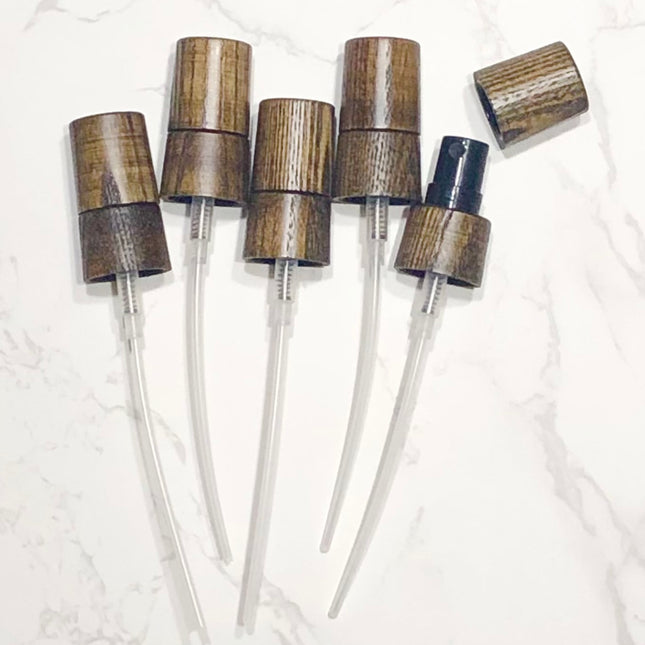 18-415 Ash Wood & Black Mist Sprays with Ash Wood Caps ~ Pack of 5