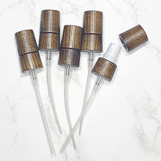 18-415 Ash Wood & White Mist Sprays with Ash Wood Caps ~ Pack of 5